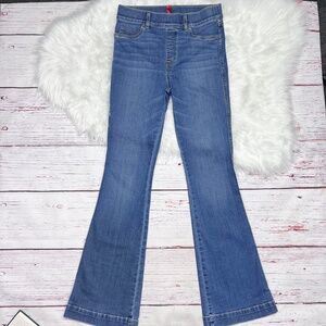👖|•SPANX•| Stretch Flare High Rise Pull On Jeans Size Medium L33👖